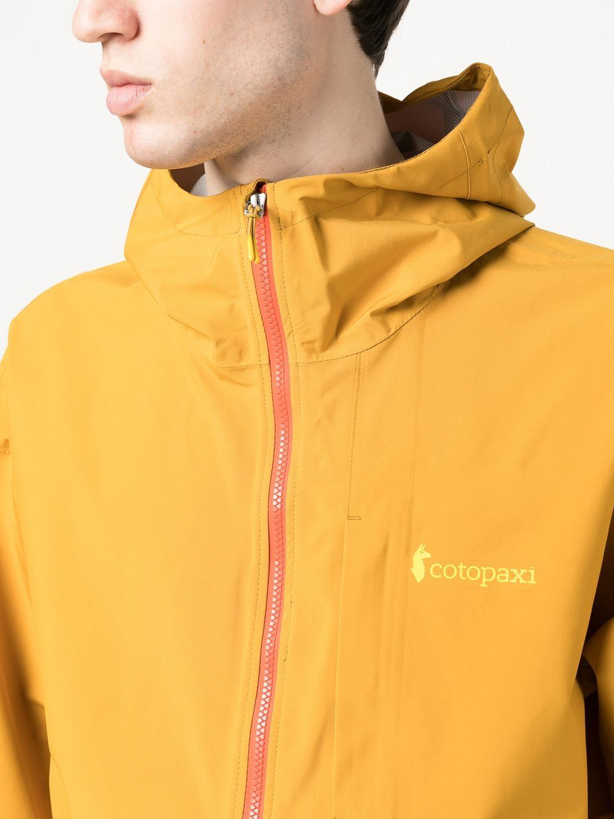 Shop Cotopaxi Cielo Rain Jacket In Yellow