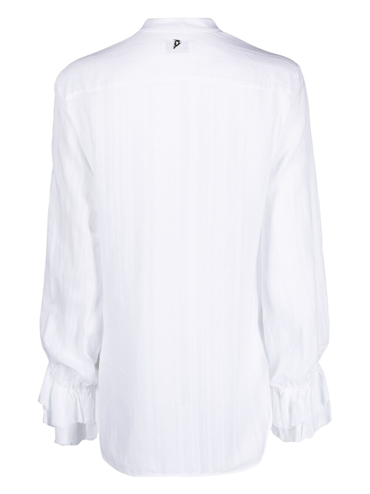 Shop Dondup Shirt With Drapery In White