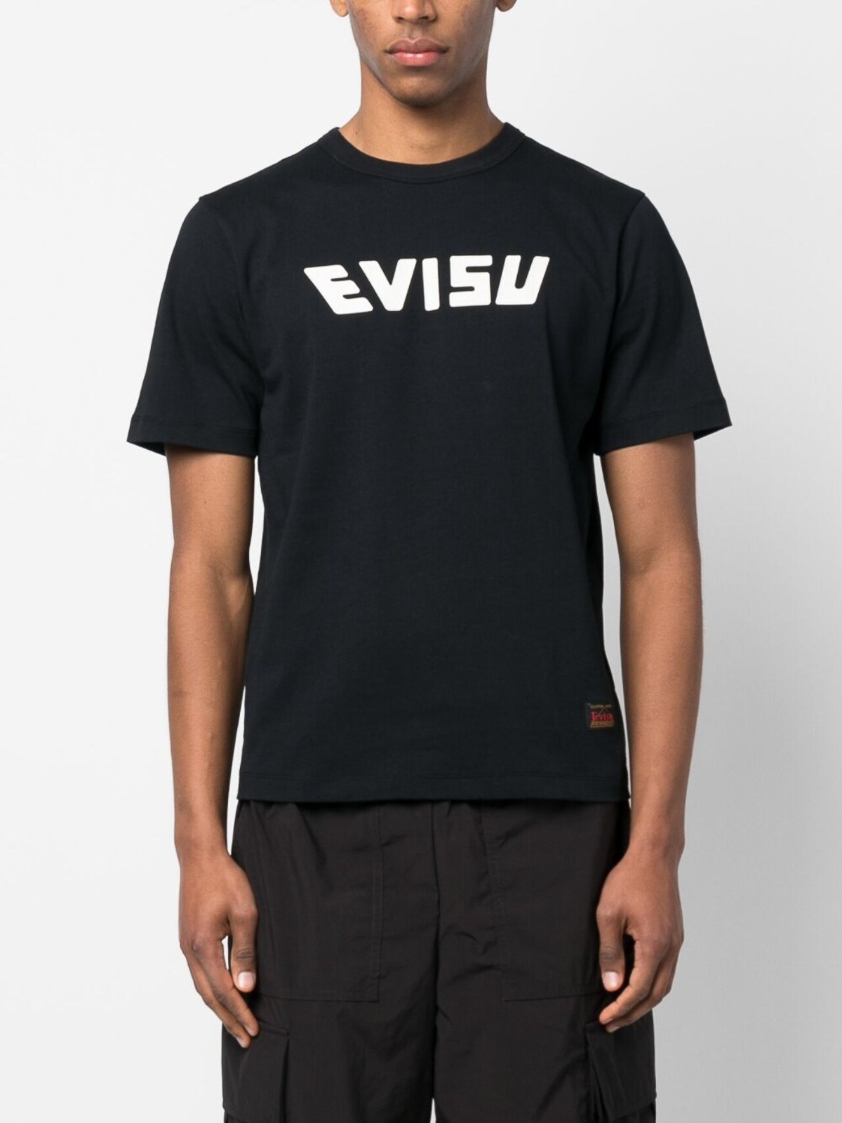 Evisu Logo t-shirt - Black - Men | 2ESHTM3TS590RXCTBLACK