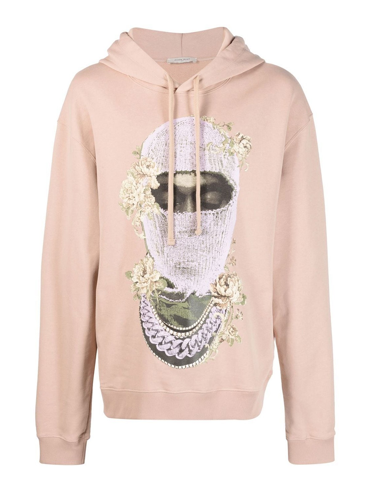 UNTITLED ARTWORKS logo-print hoodie - Neutrals