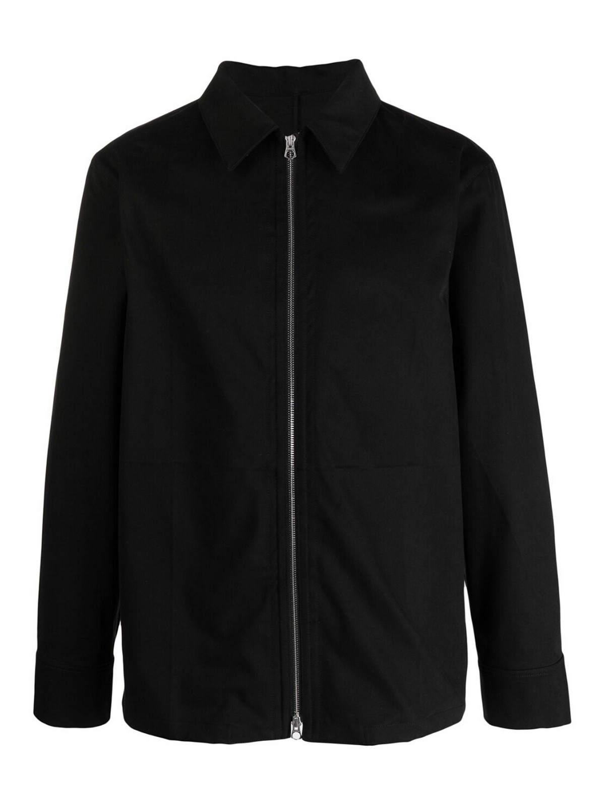 Jil Sander Cotton zipped jacket - Black - Men