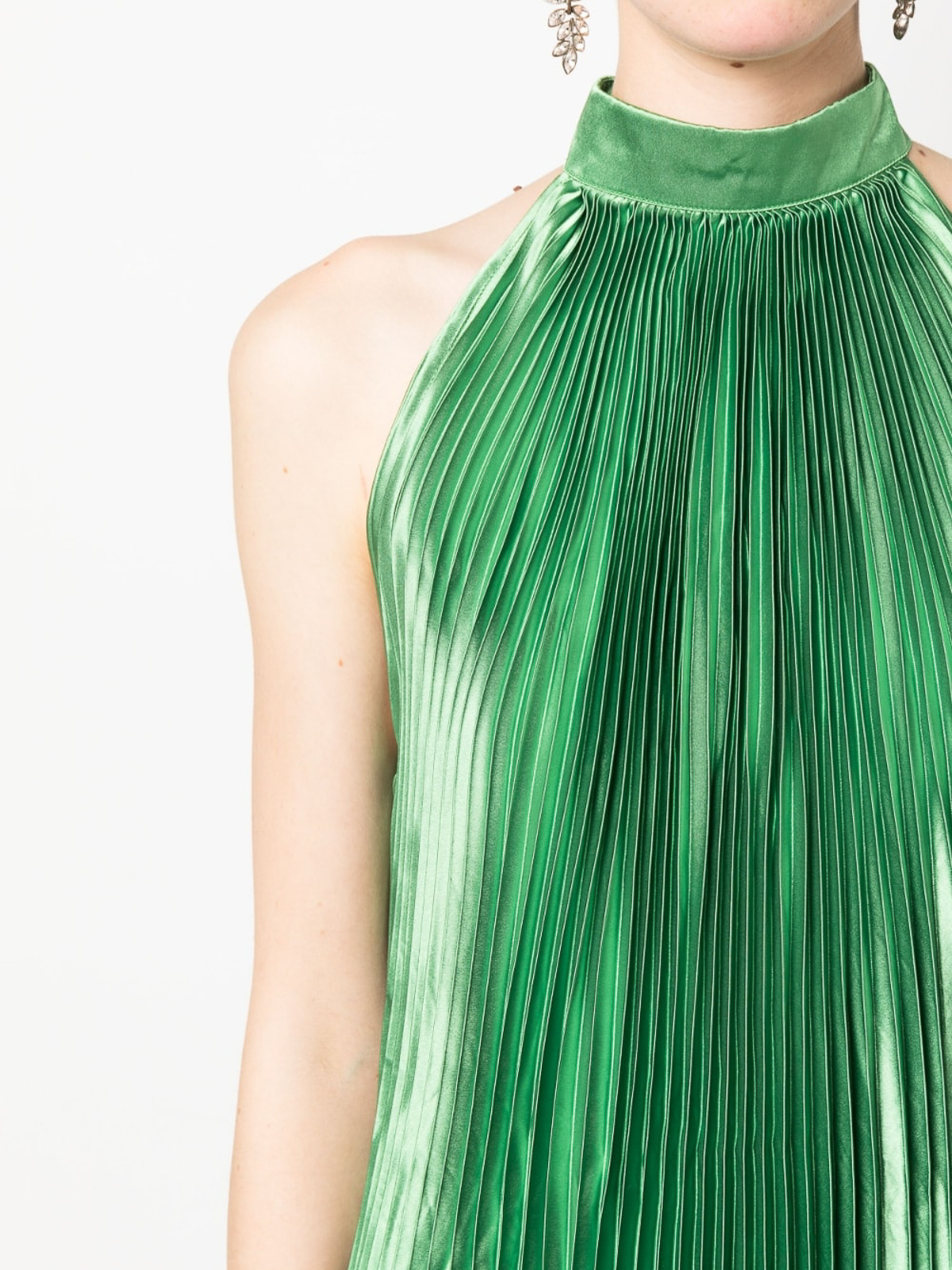 Shop L'idée Woman Vestido Midi - Verde In Green