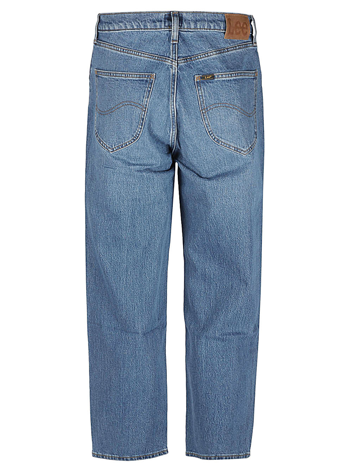 Shop Lee Denim Cotton Jeans In Blue