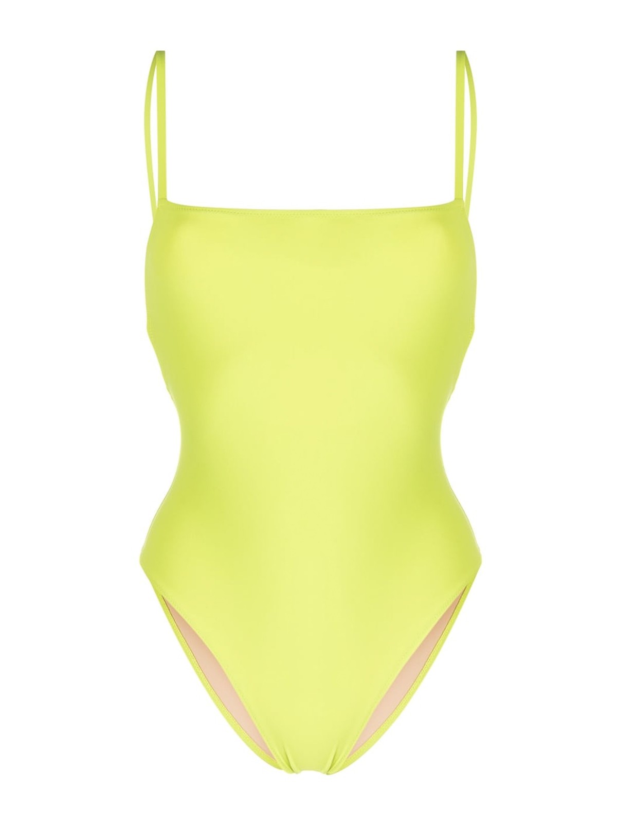 Shop Lido Three One-piece Swimsuits In Yellow