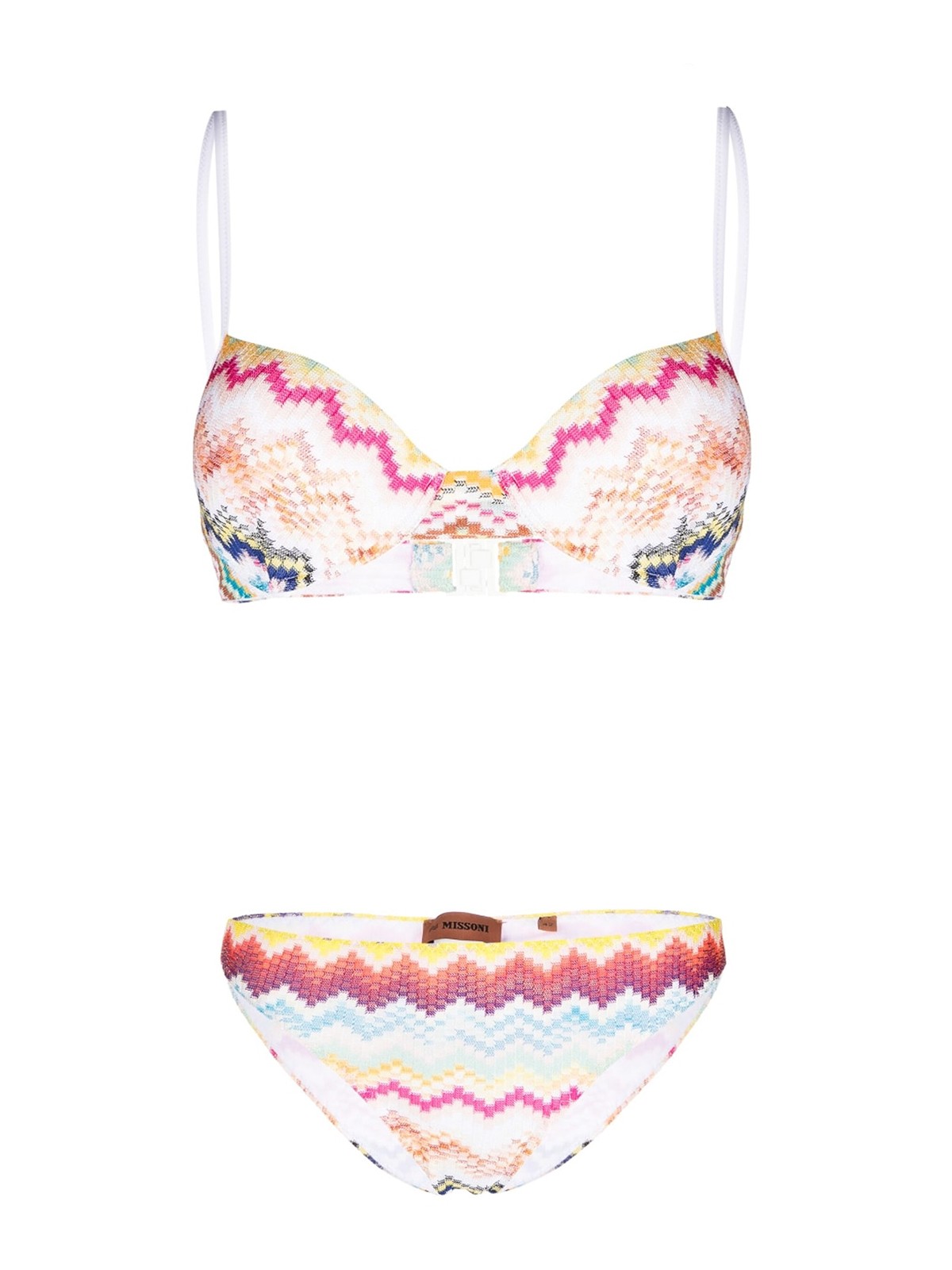 Missoni Triangle Bikini Set In Multicolour