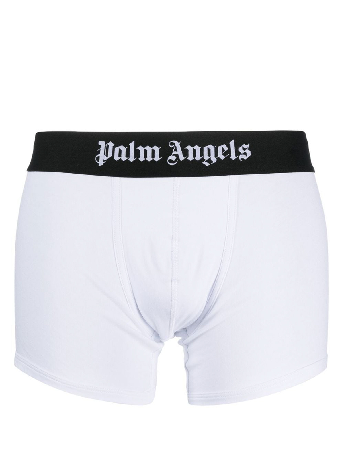 Shop Palm Angels Boxers De Baño - Blanco In White