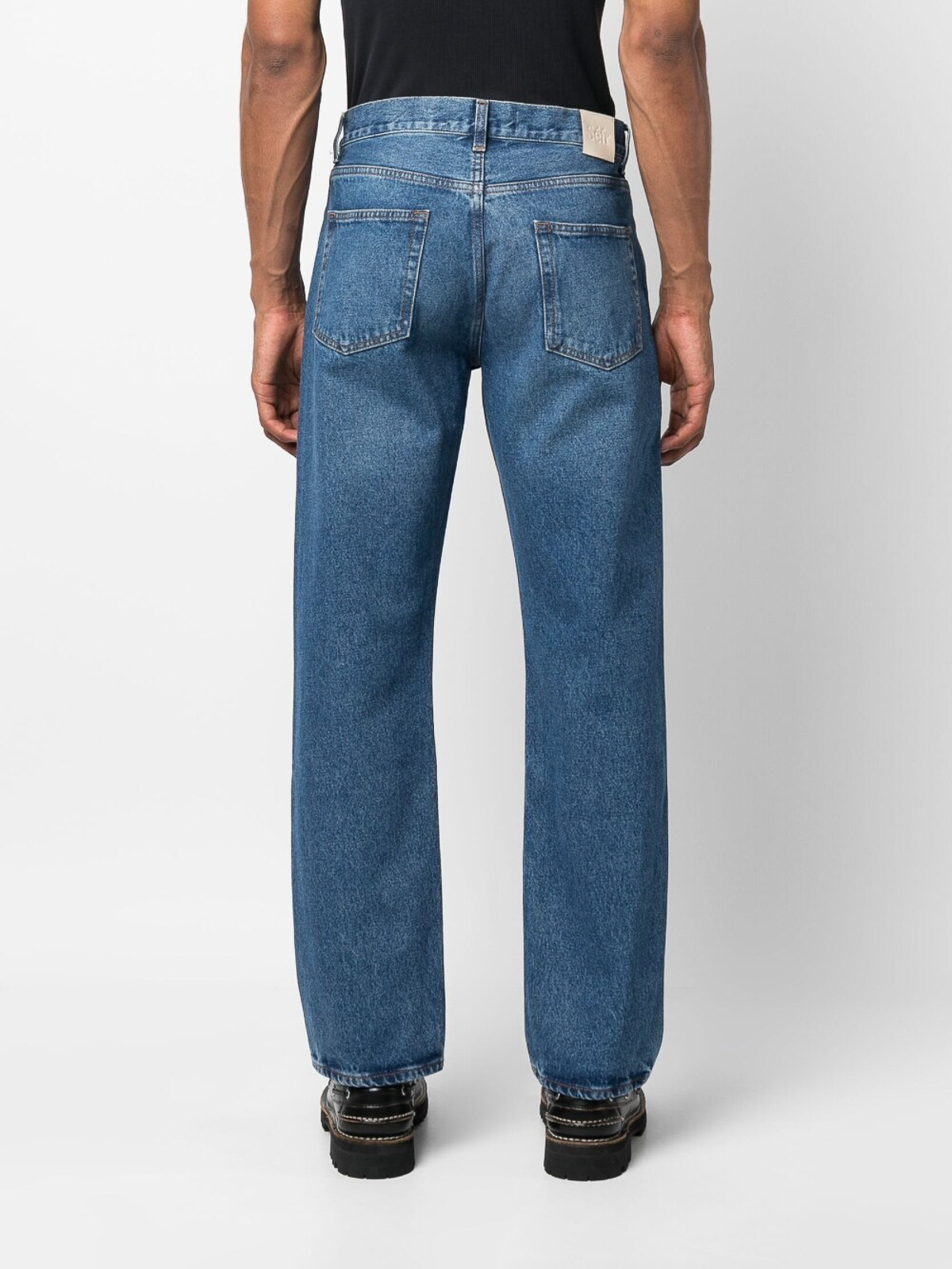 Séfr straight cut 29 Séfr Straight-leg Jeans In Black | ModeSens