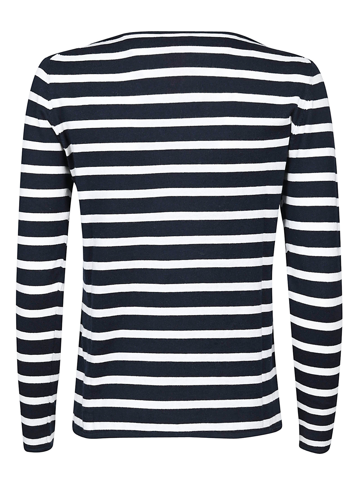Shop Alessandro Aste Cashmere Blend Striped Sweater In Blue