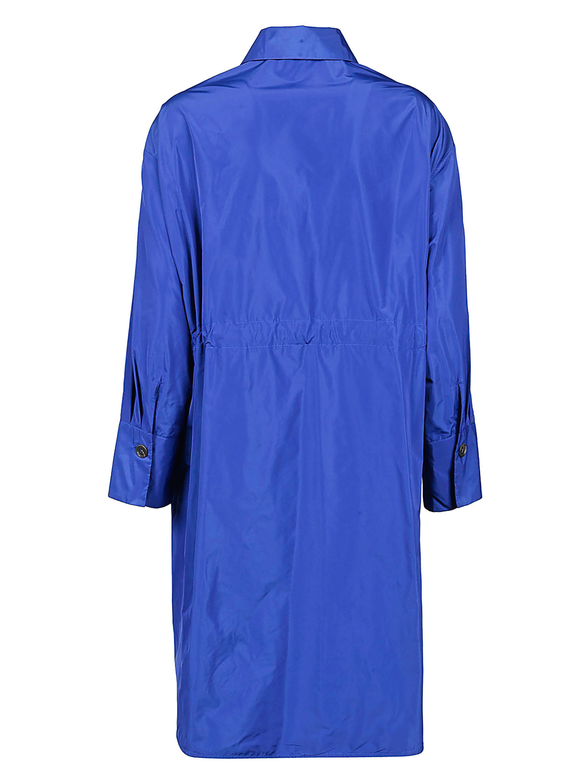 Shop Co.go Asymmetric 3/4 Sleeve Shirt In Azul