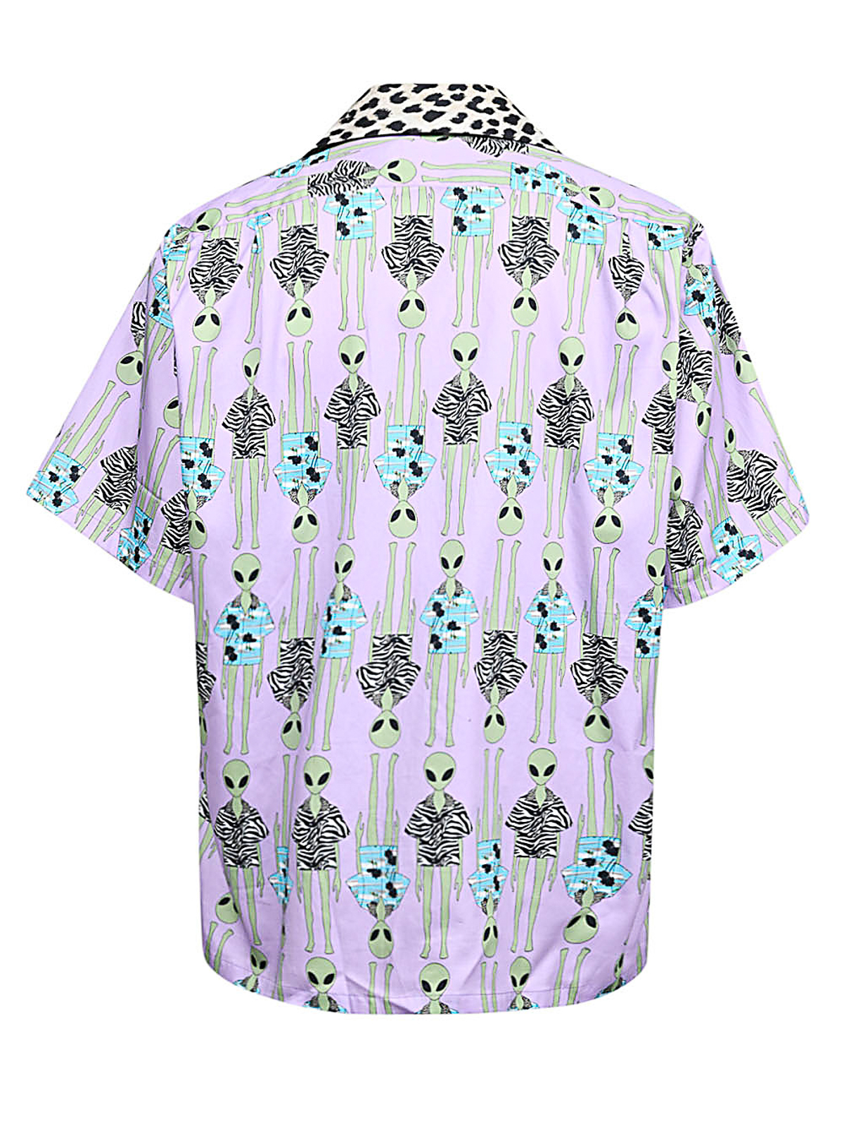 Shop Havanii Printed Cotton Shirt In Metallic