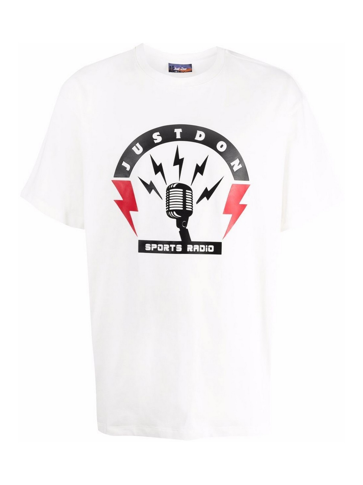 Just Don Cotton Printed T-shirt In White