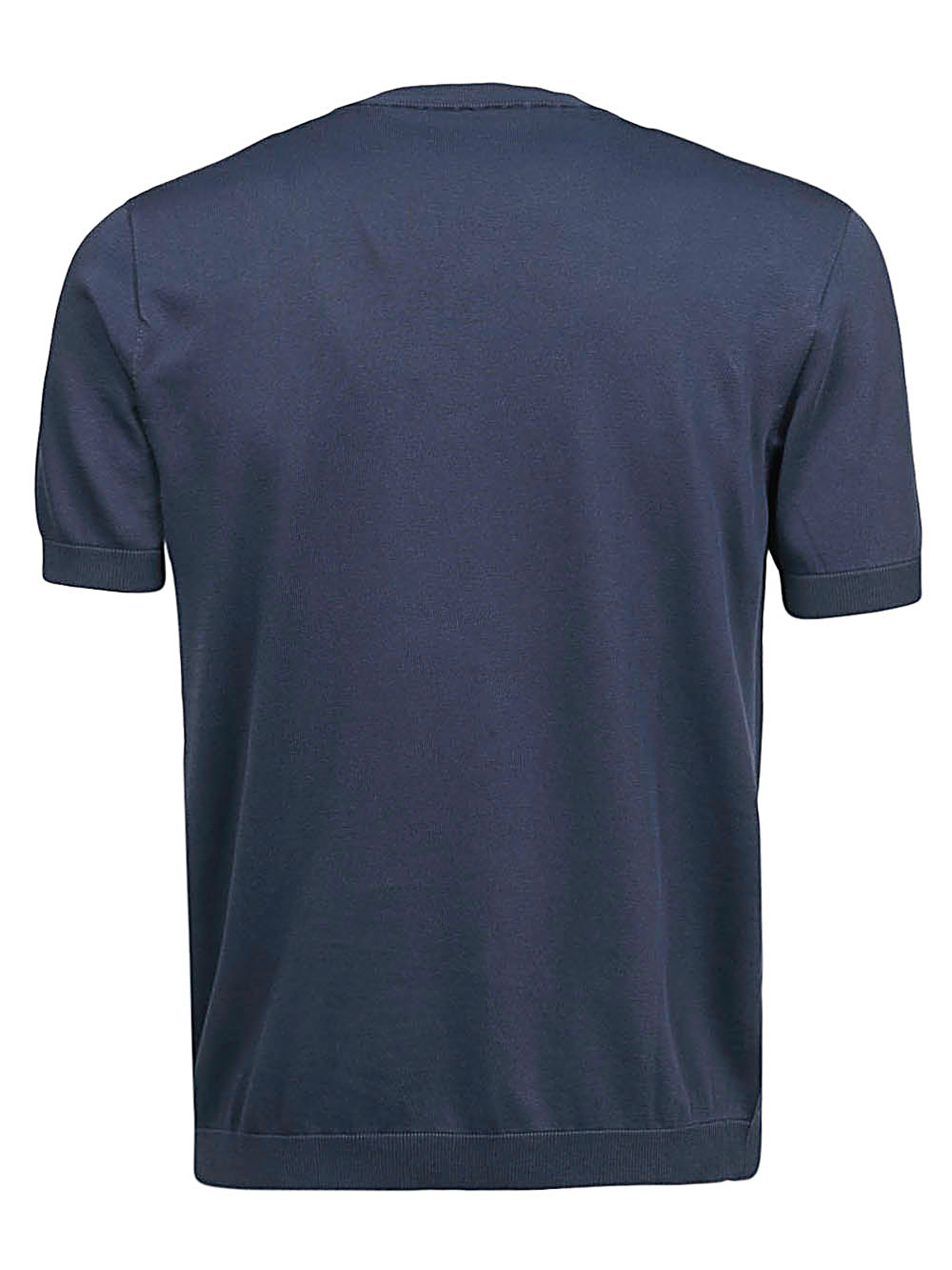 Shop Original Vintage Style Crew Neck Cotton T-shirt In Blue