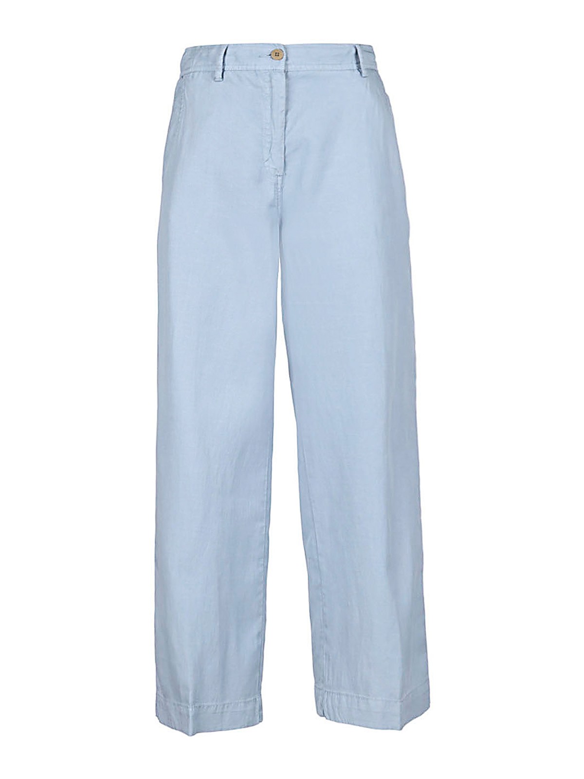 Skill&genes Cropped Trousers In Blue