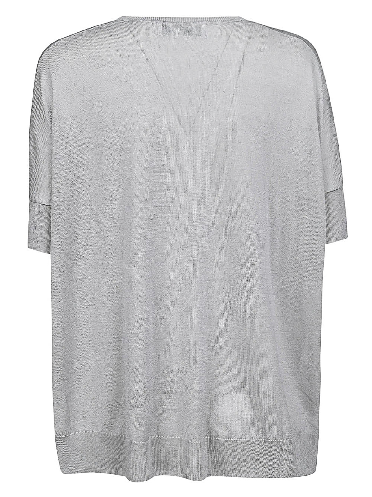 Shop Skill&genes Oversized Cotton T-shirt In Grey