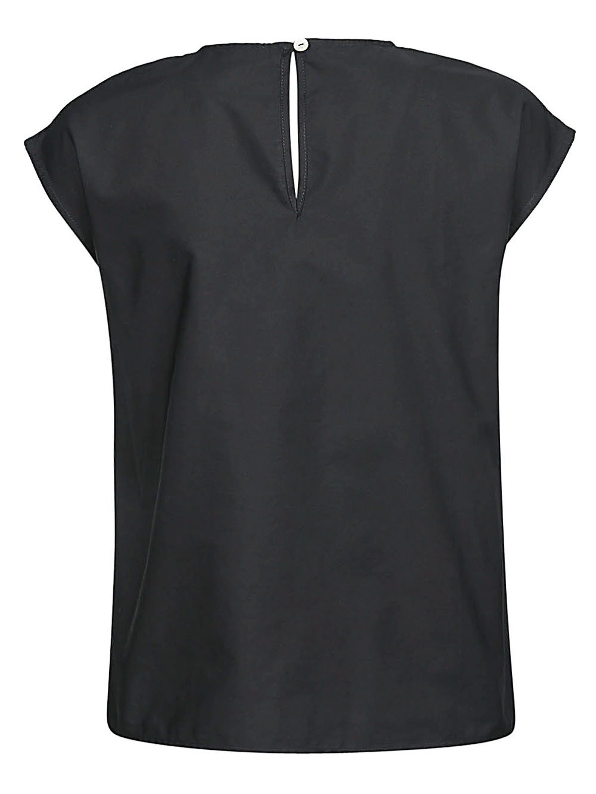 Shop Skill&genes Cotton Top In Black