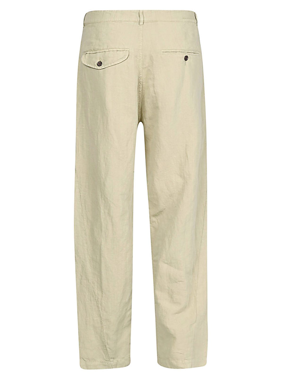 Shop Universal Works Cotton Trousers In Beige