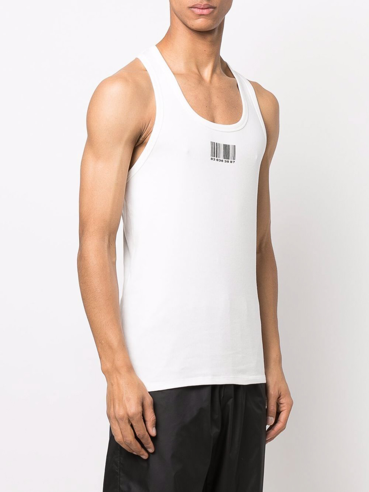 Shop Vtmnts Barcode Tanktop In White
