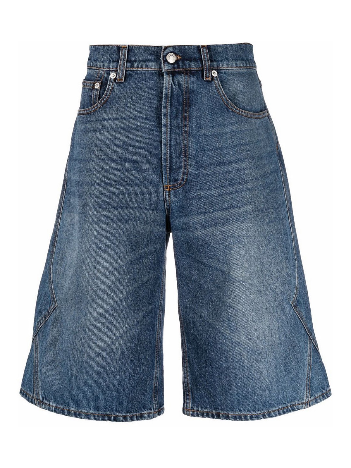 Alexander Mcqueen Denim shorts - Blue - Men | 677779QSY664001 Alexander Mcqueen Denim shorts - Blue - Men | 677779QSY664001
