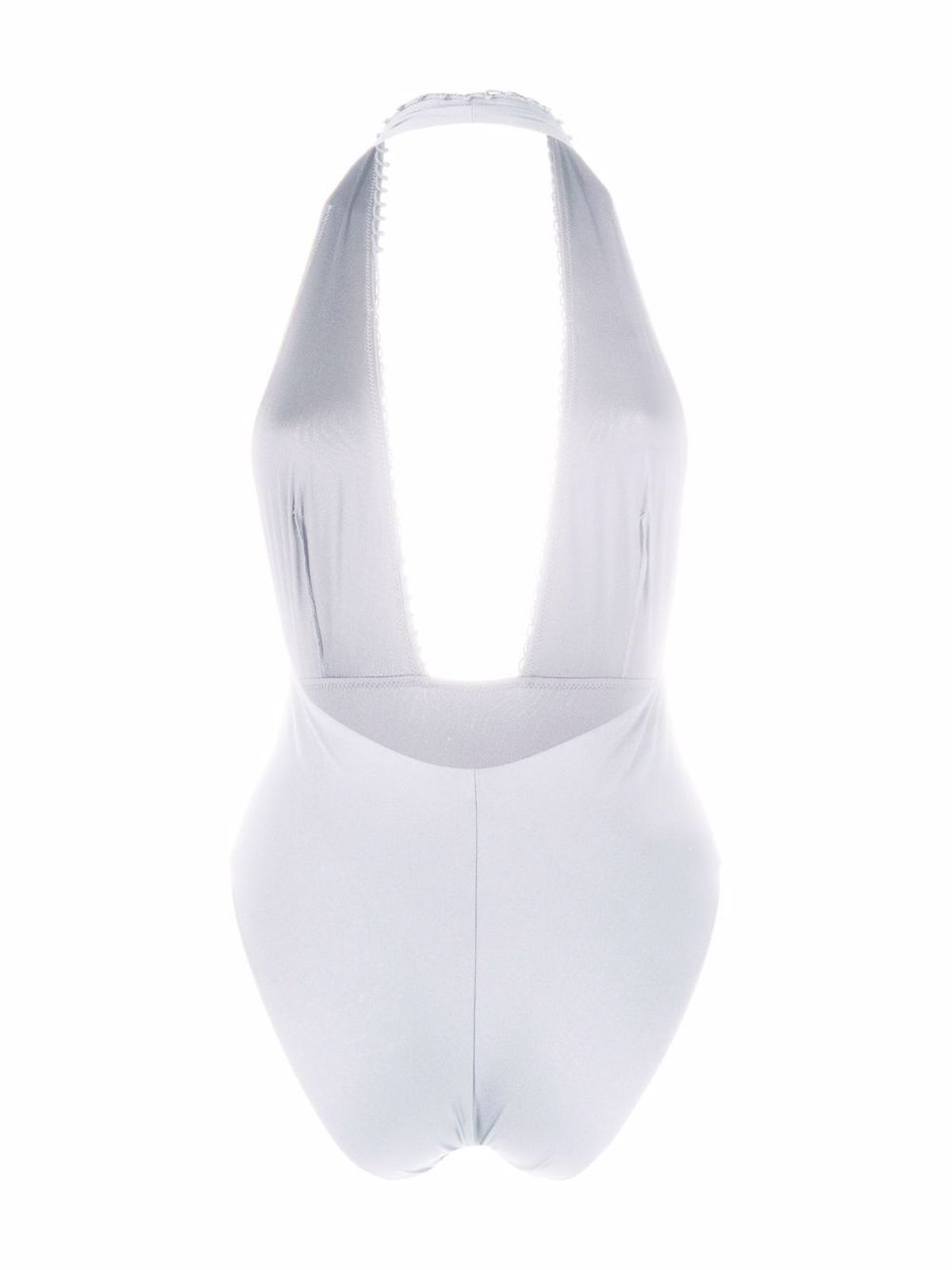 Shop La Perla Etole No Wire Swimsuit In White