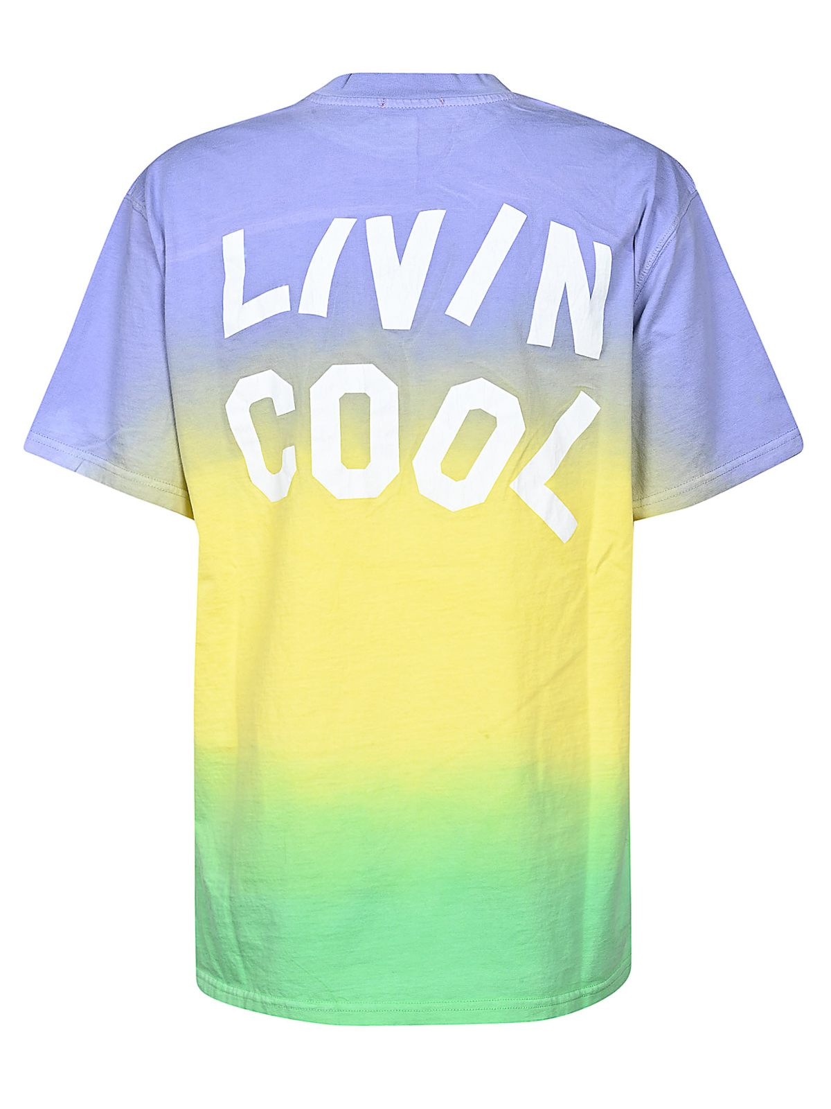 Shop Livincool Cotton Logo T-shirt In Multicolour