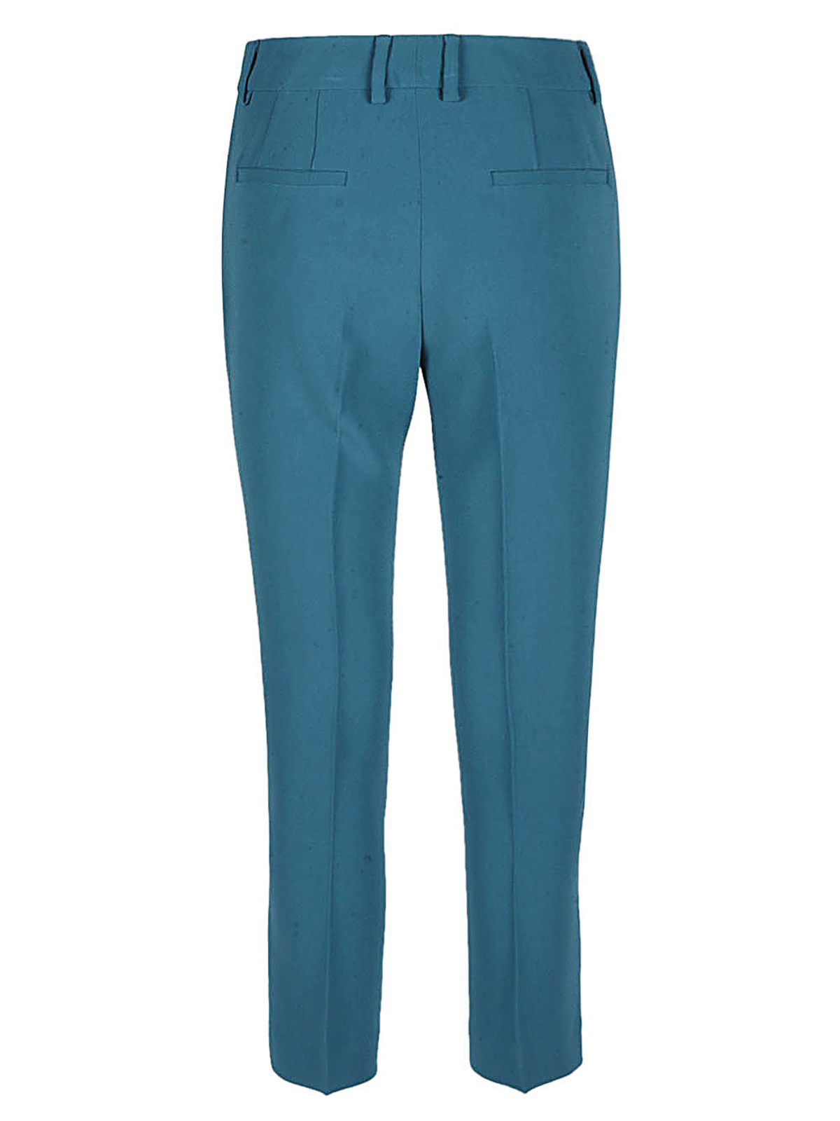 Shop Alberto Biani Cady Flared Trousers In Blue