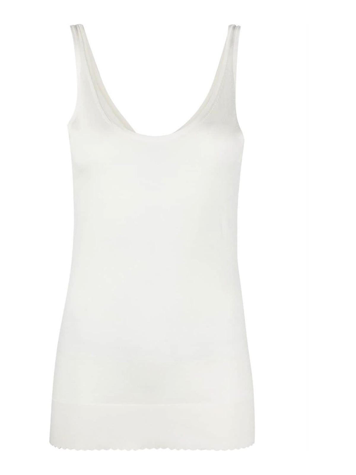 Shop Chloé Wool Top In White