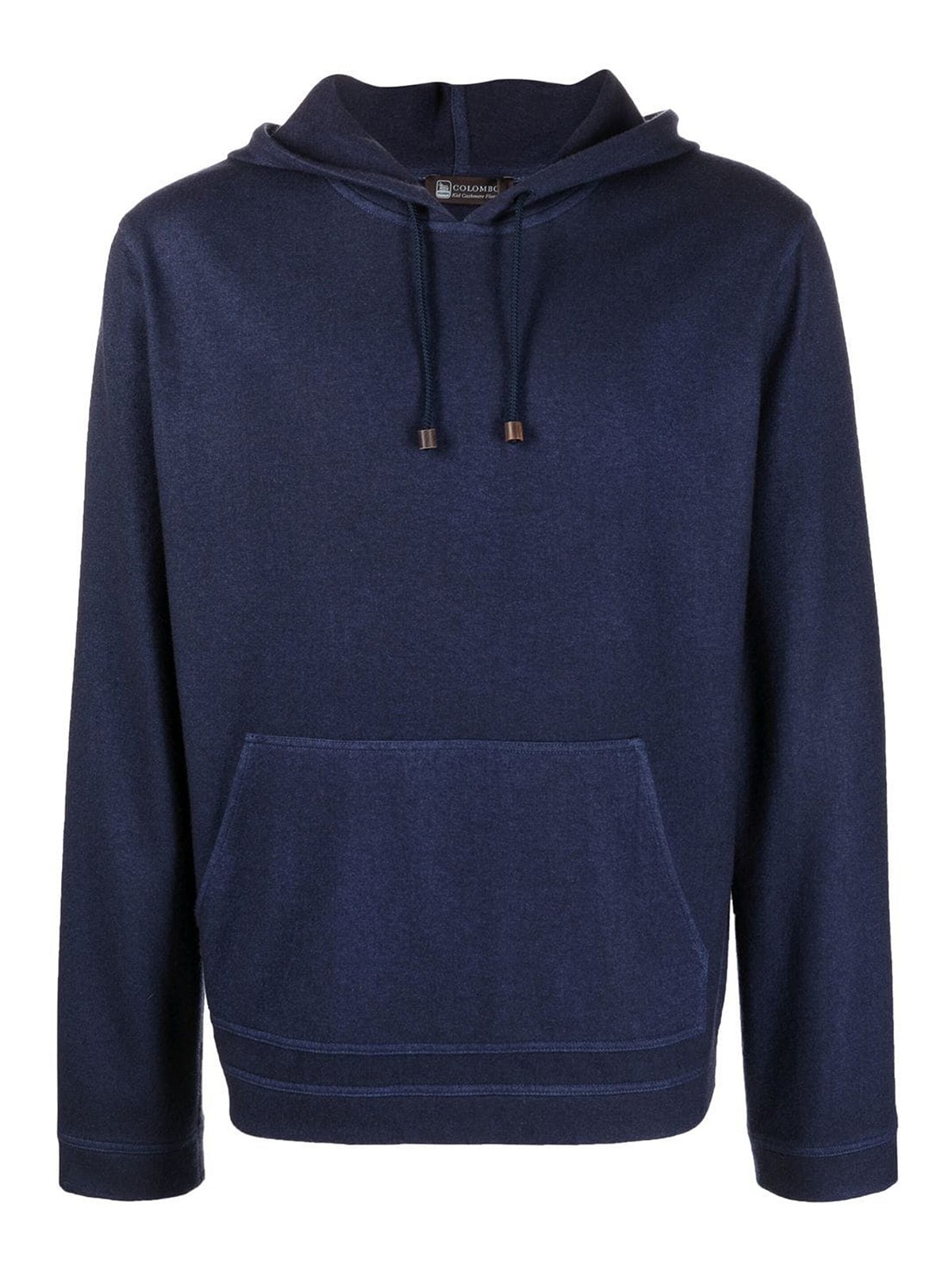 Shop Colombo Silk Blend Cashmere Hoodie In Azul