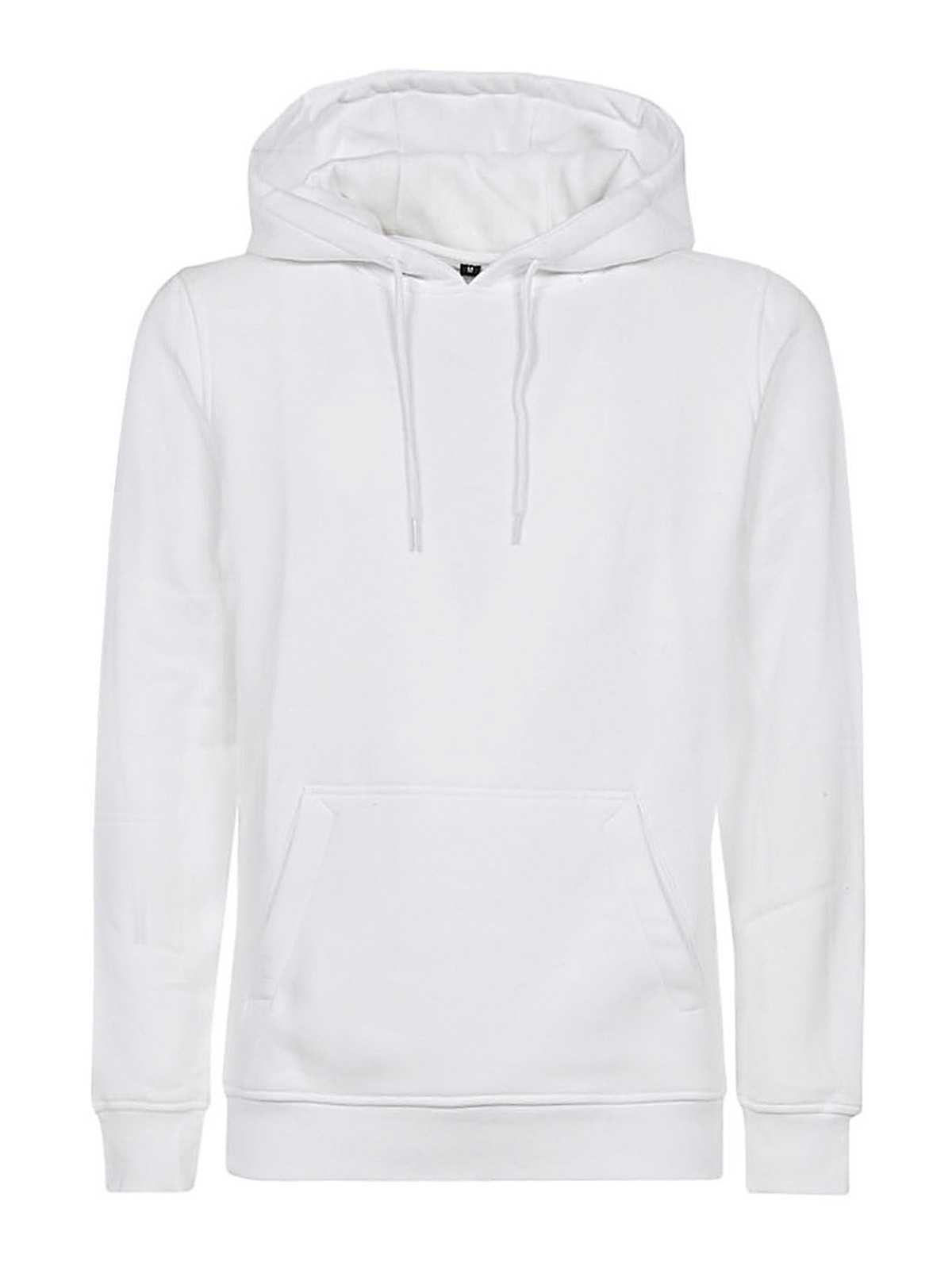 Encré. Writing Cotton Hoodie In White