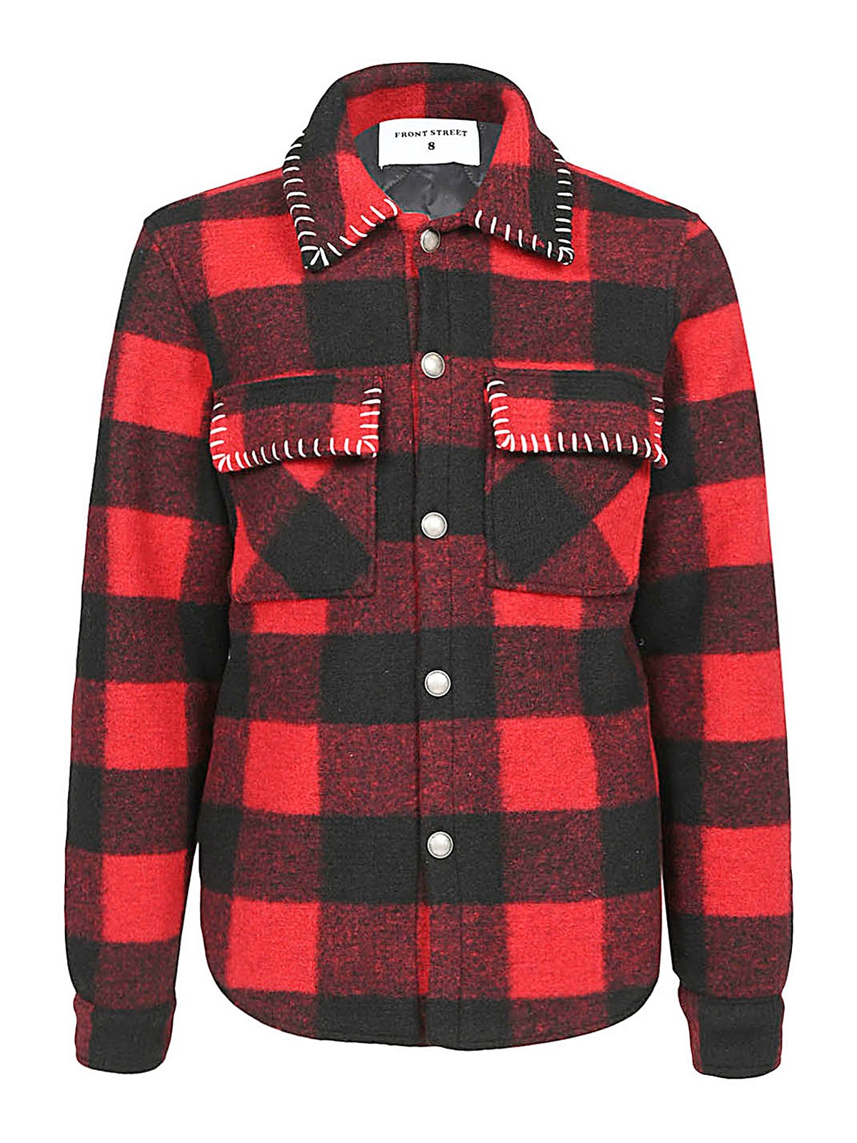 FRONT STREET 8 CHECKED OVERSHIRT