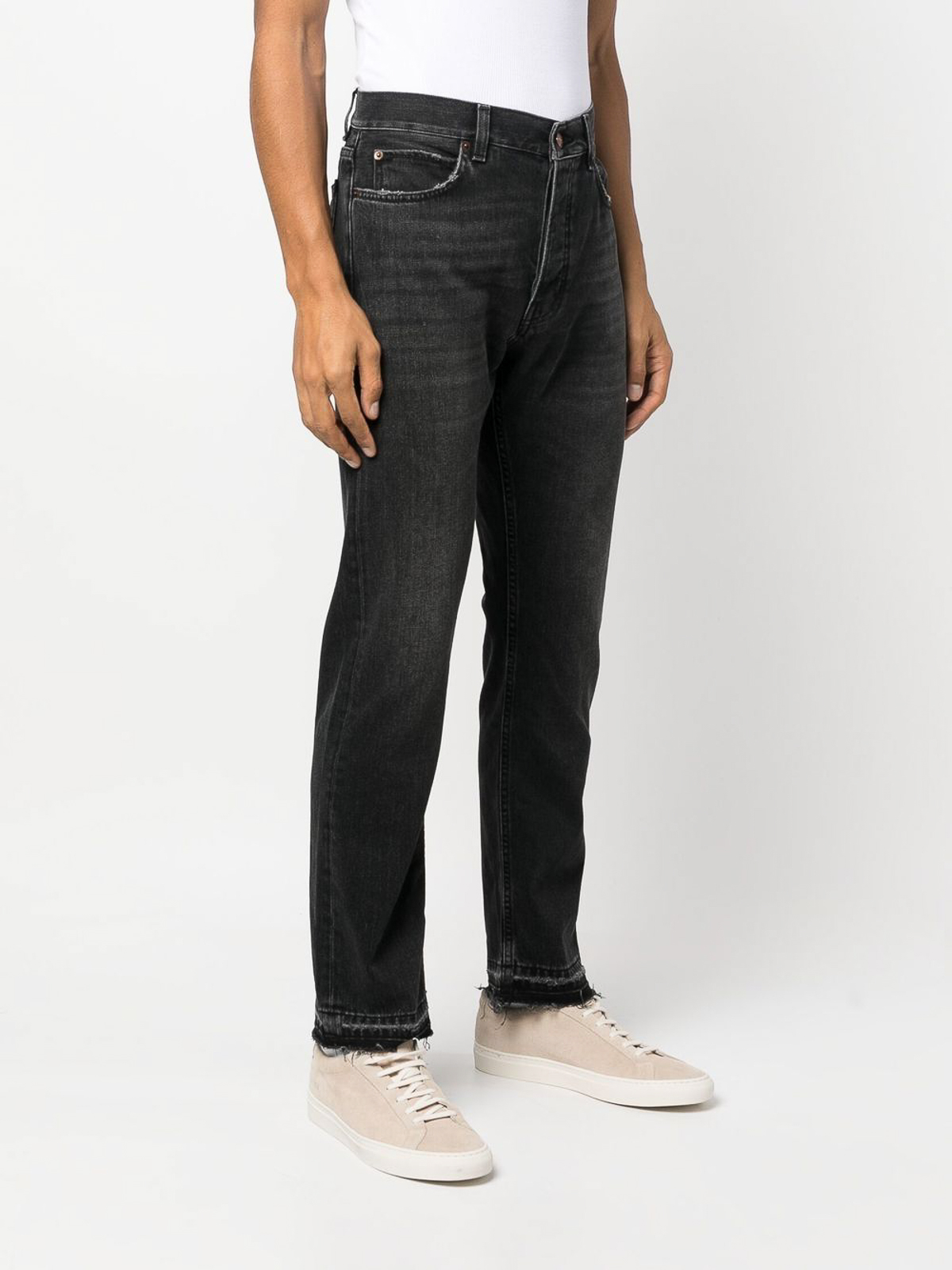 Shop Haikure Regular Fit Denim Jeans In Black