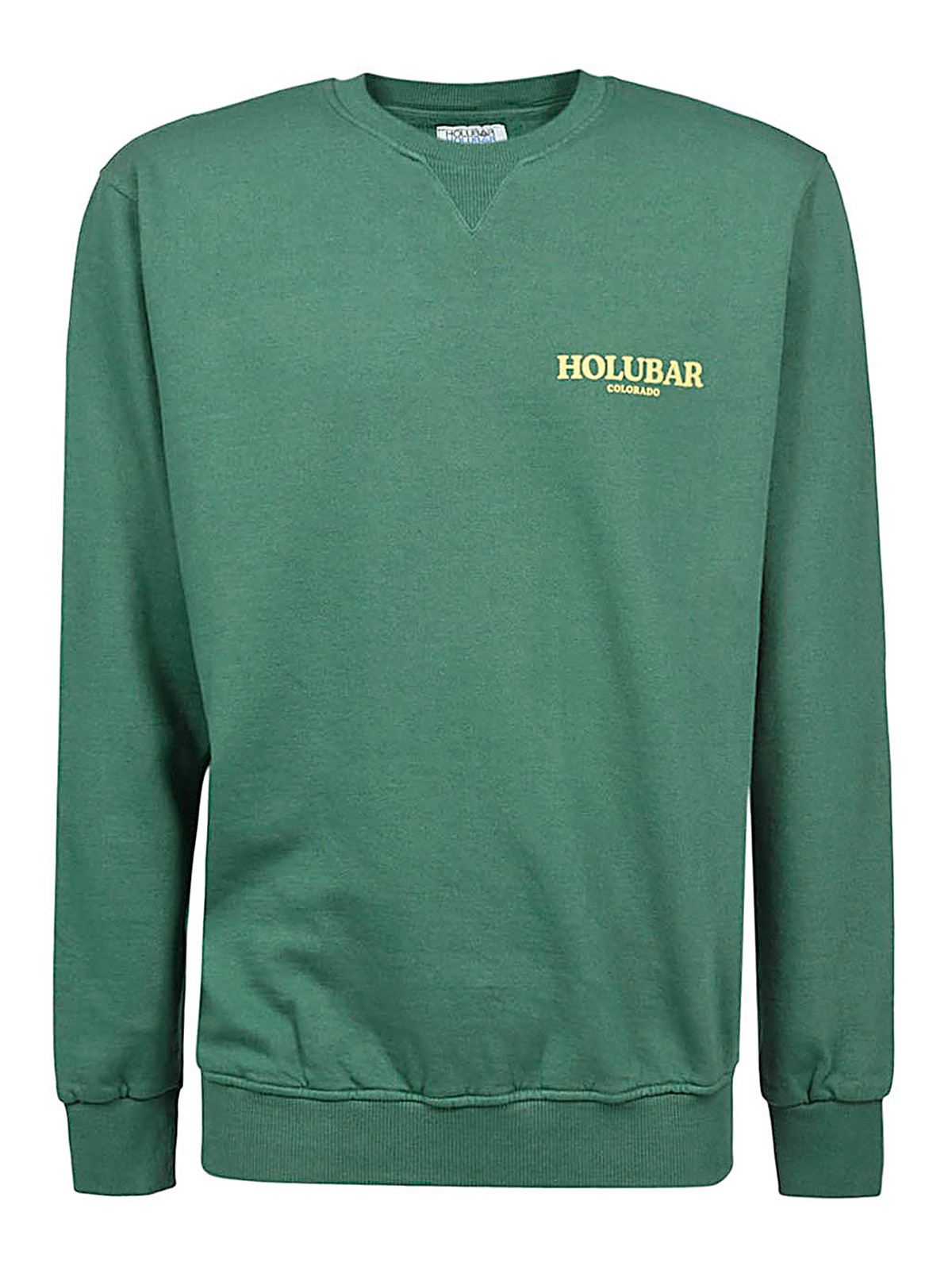 Holubar Logo Crewneck Sweatshirt In Green