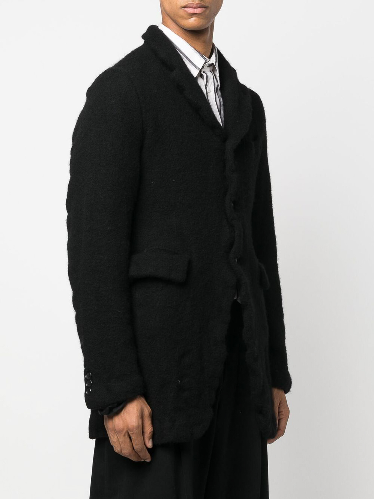 ジャケット・アウター COMME des GARCONS HOMME 04AW Wool Coat Comme Des Garcons Hommes Plus Single breasted wool jacket|PJJ0170511