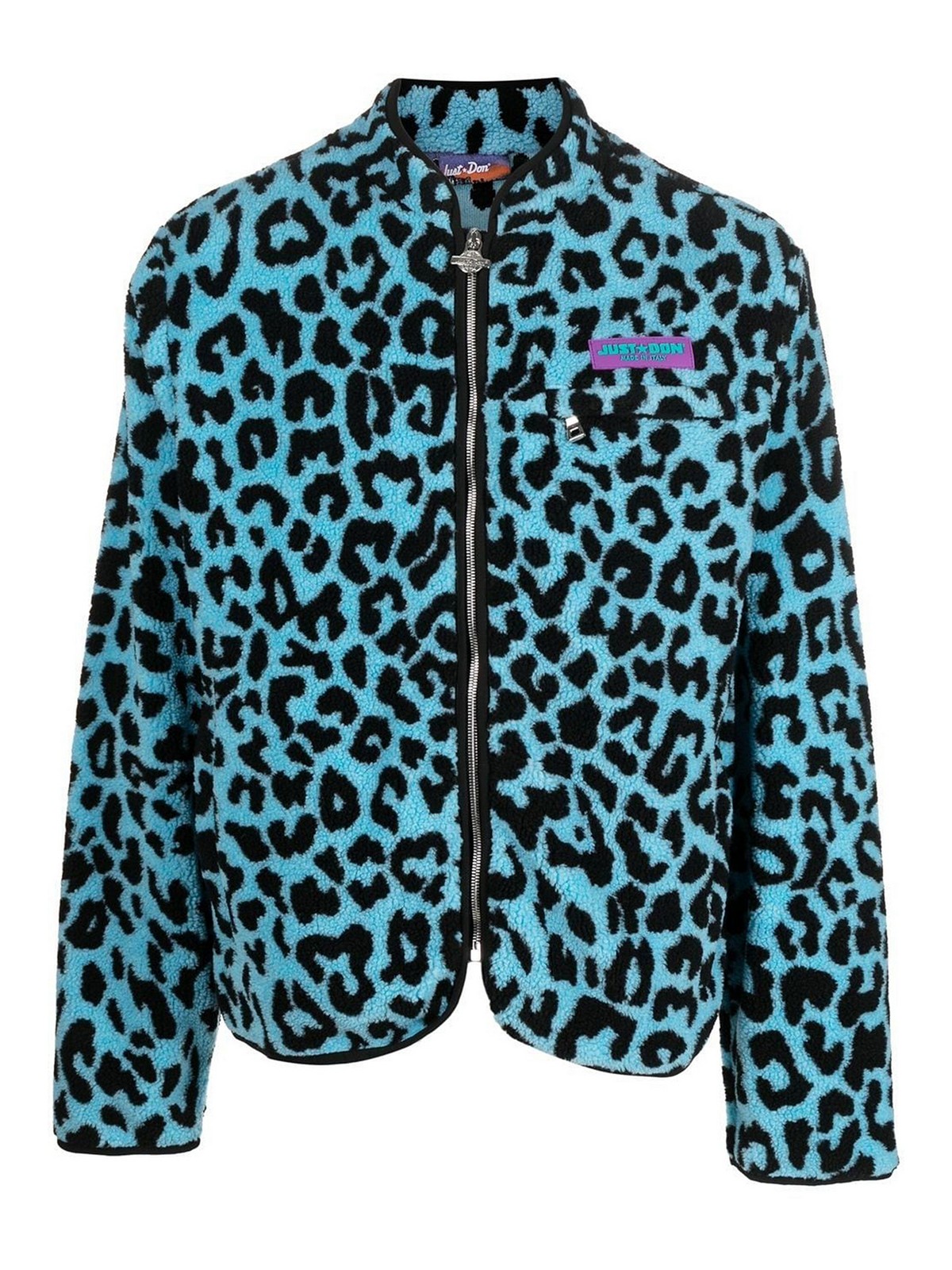 Shop Just Don Spotted Lightweight Jacket In Blue