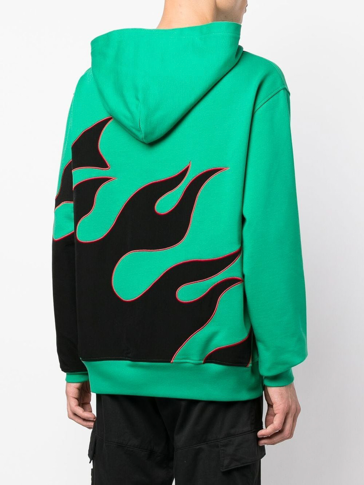 Shop Just Don Cotton Hoodie In Green