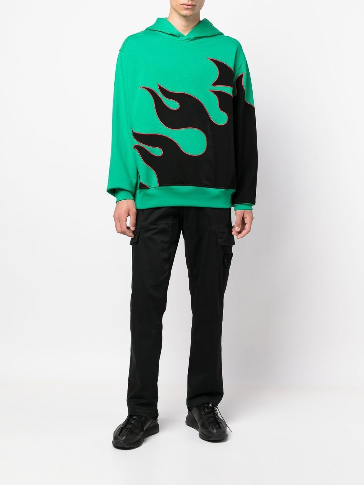 Shop Just Don Sudadera - Verde In Green