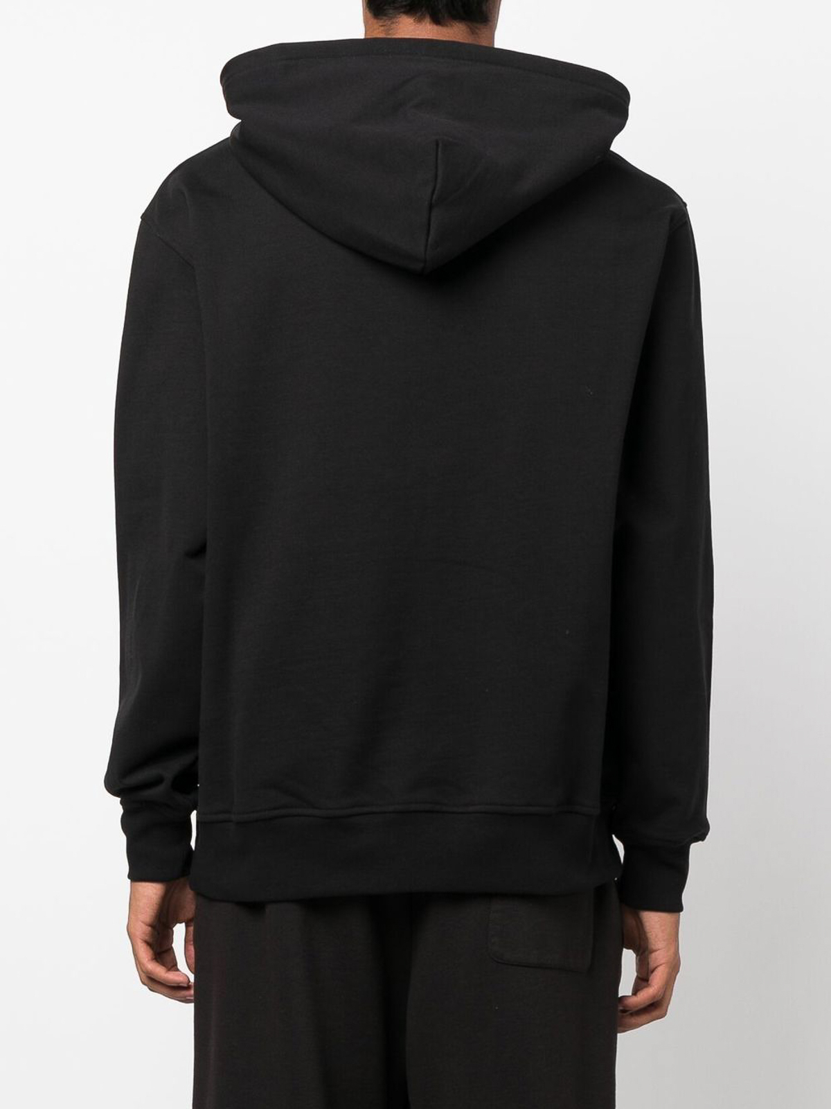 Shop Just Don Cotton Hoodie In Black
