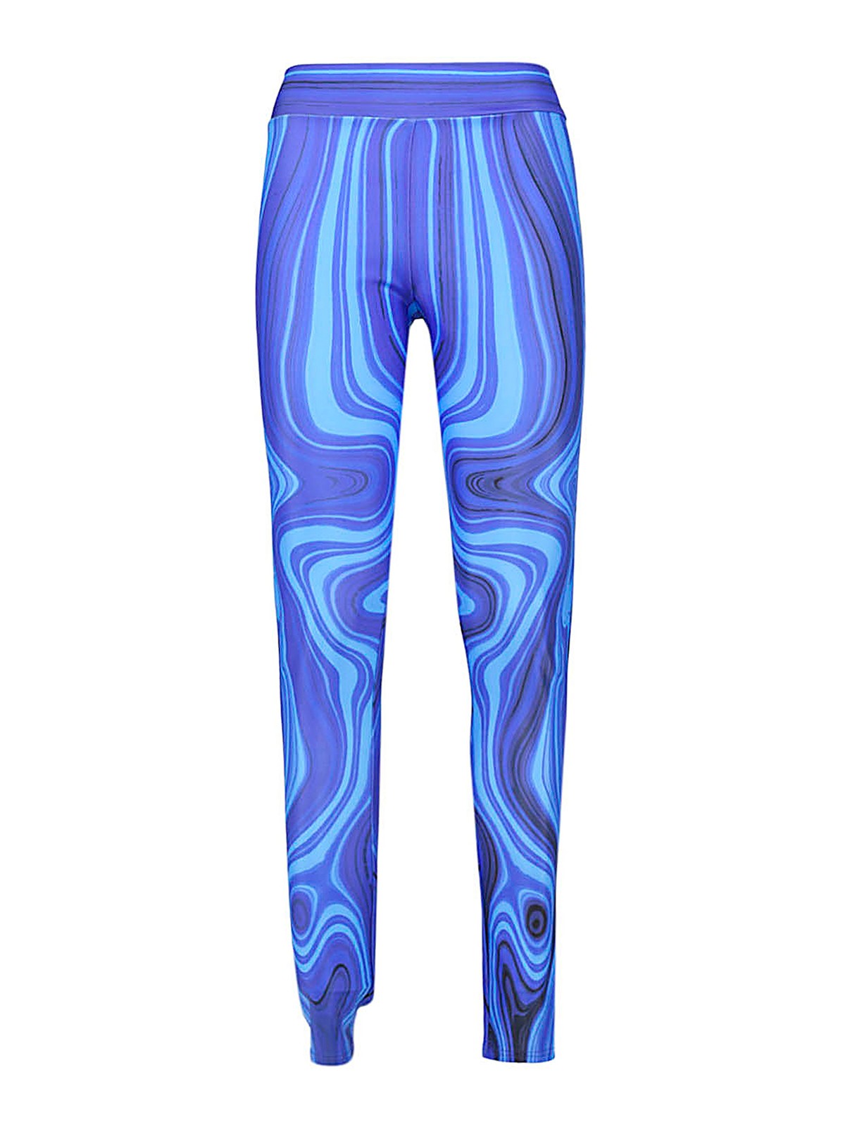 Sinead Gorey Digitally Print Lycra Leggings In Blue