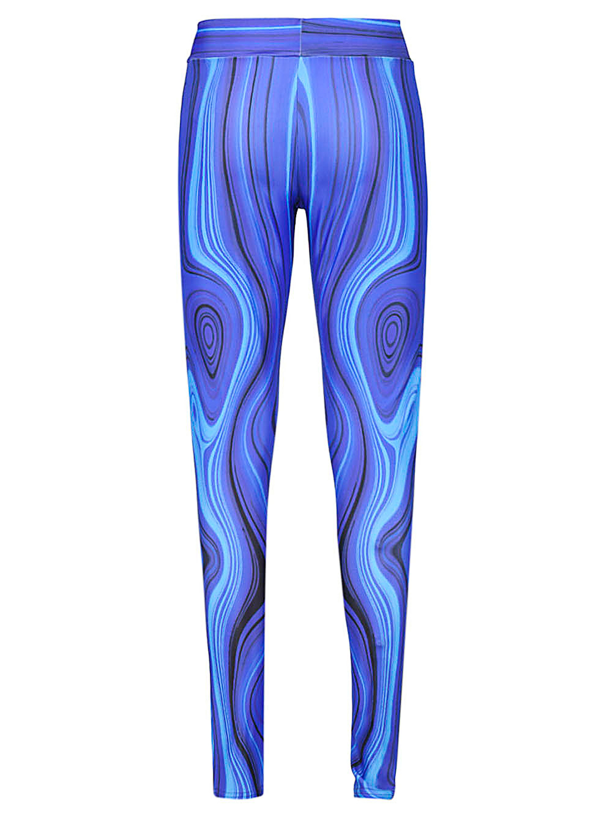 Shop Sinead Gorey Digitally Print Lycra Leggings In Blue
