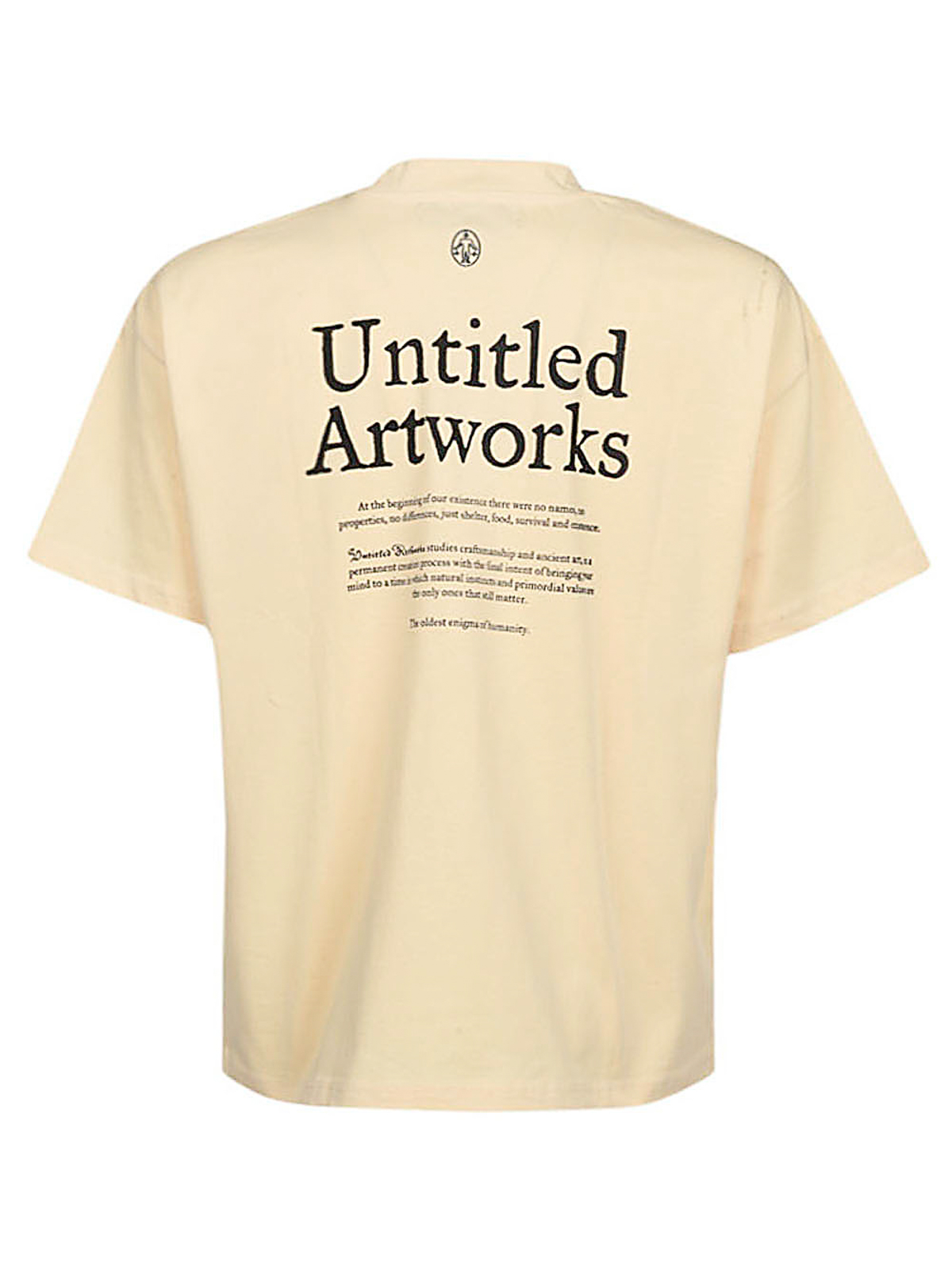 Shop Untitled Artworks Cotton T-shirt In White