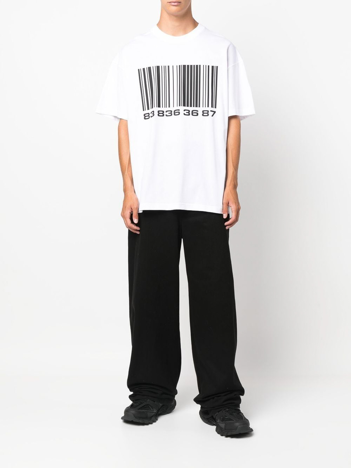 Vtmnts Tシャツ - 白 - ホワイト | VL14TR160WBARCODEWHITE