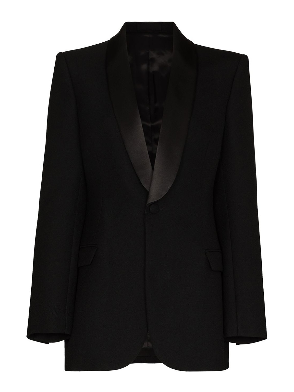 Wardrobe.nyc Tuxedo Blazer In Black