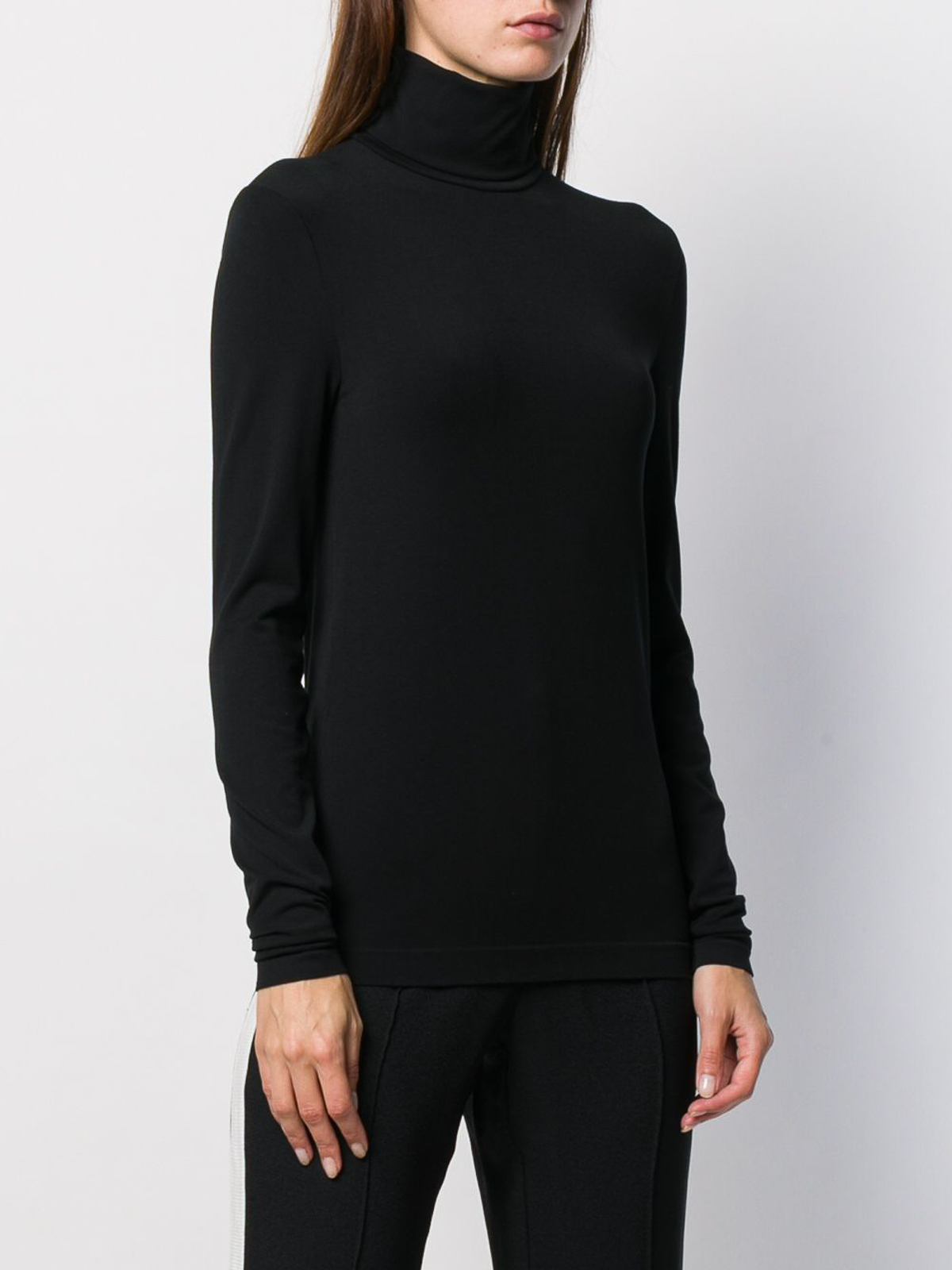 Shop Wolford Aurora Turtleneck Sweater In Black
