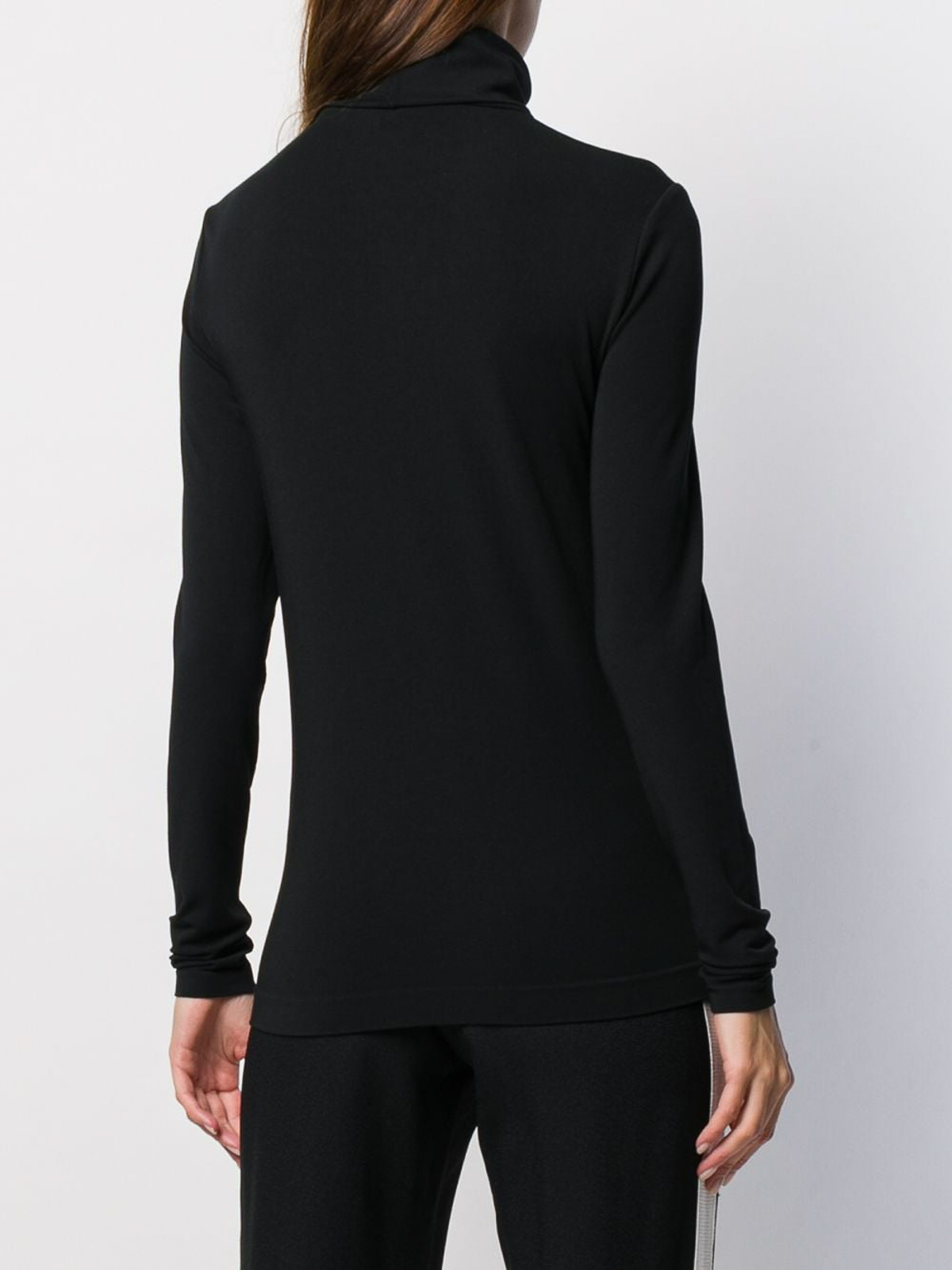 Shop Wolford Aurora Turtleneck Sweater In Black