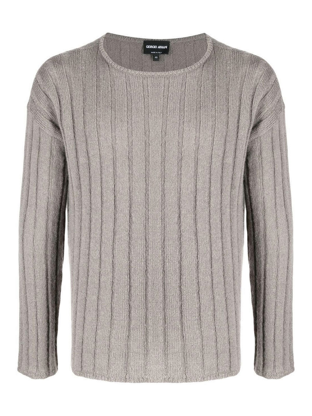 Giorgio Armani Men's Maglia Mohair and Wool Knit Pullover Sweater