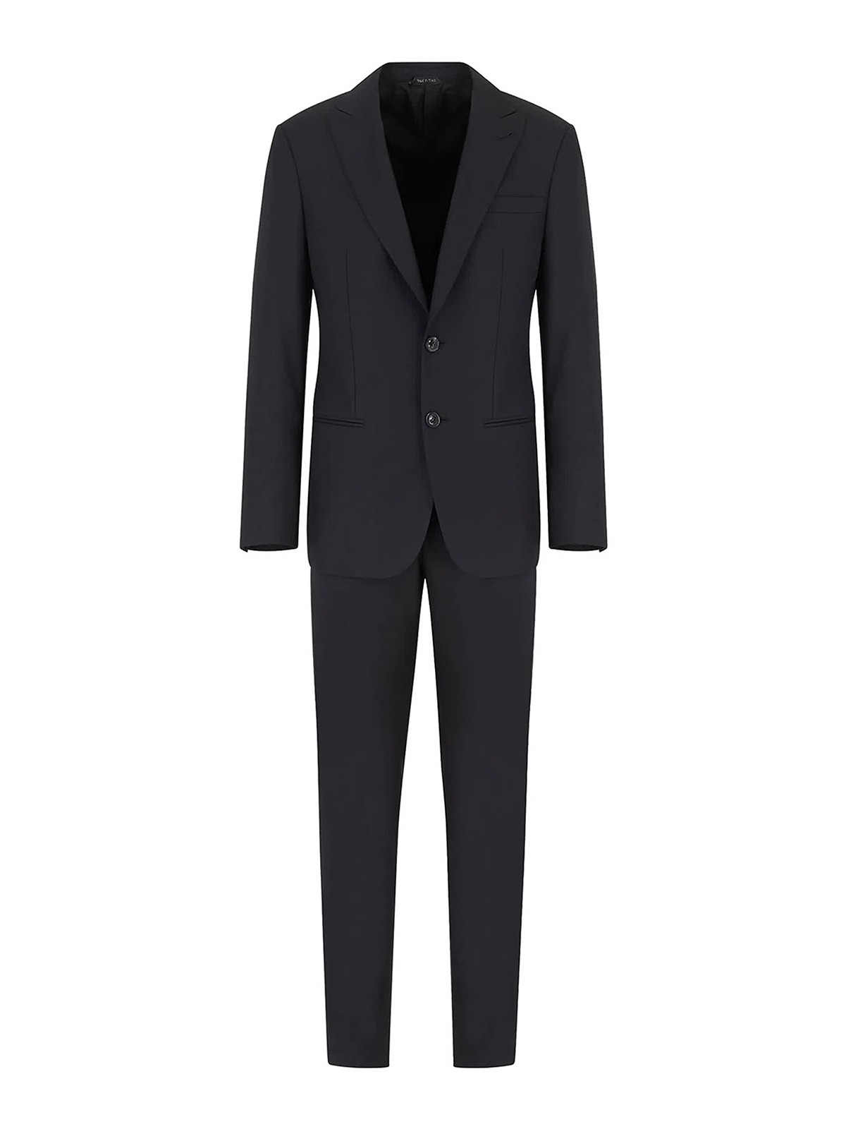 Giorgio Armani Official Store Soho Line Wool And Cashmere Suit In Black