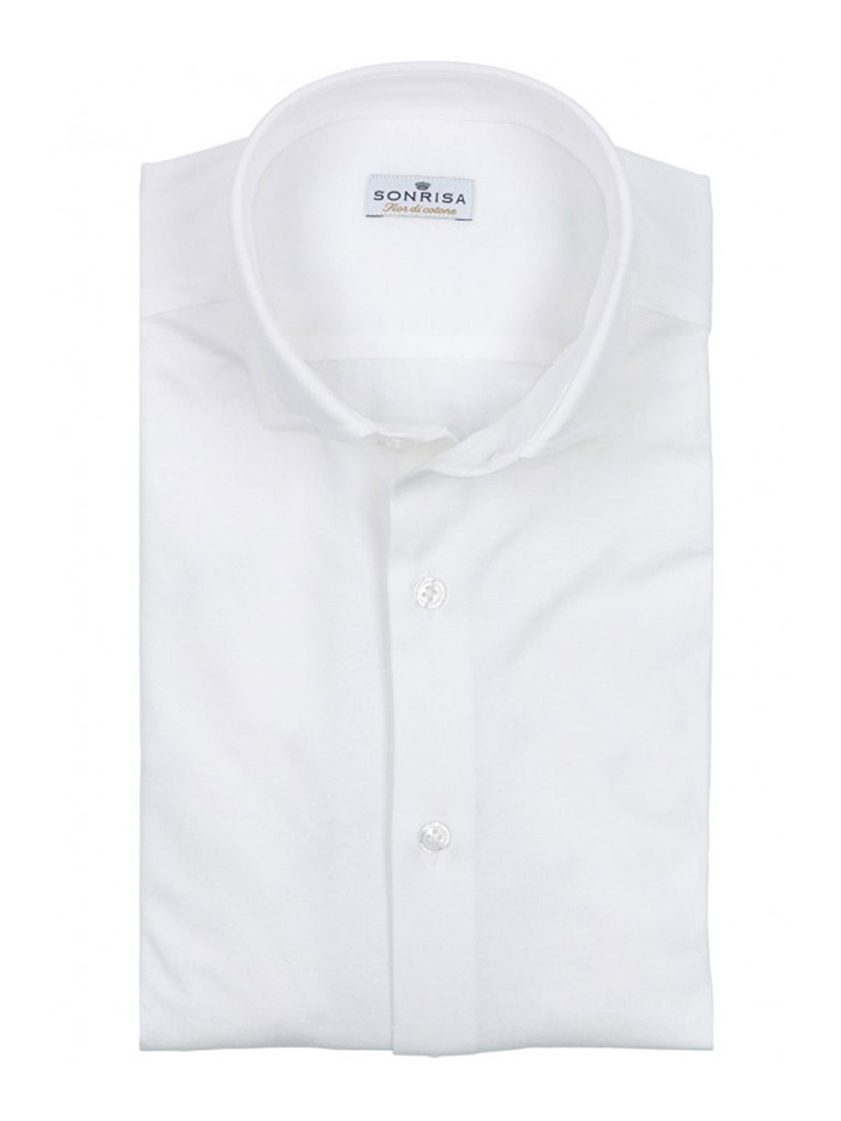 Shop Sonrisa Cotton Shirt In Blanco