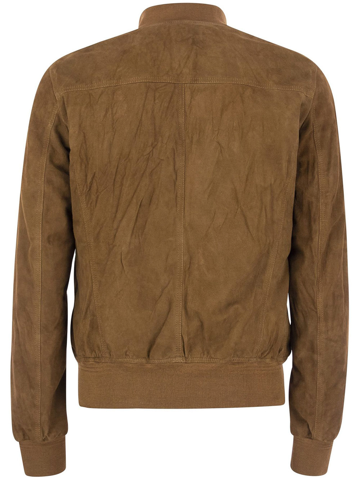 Shop Stewart Leather Jacket In Camel