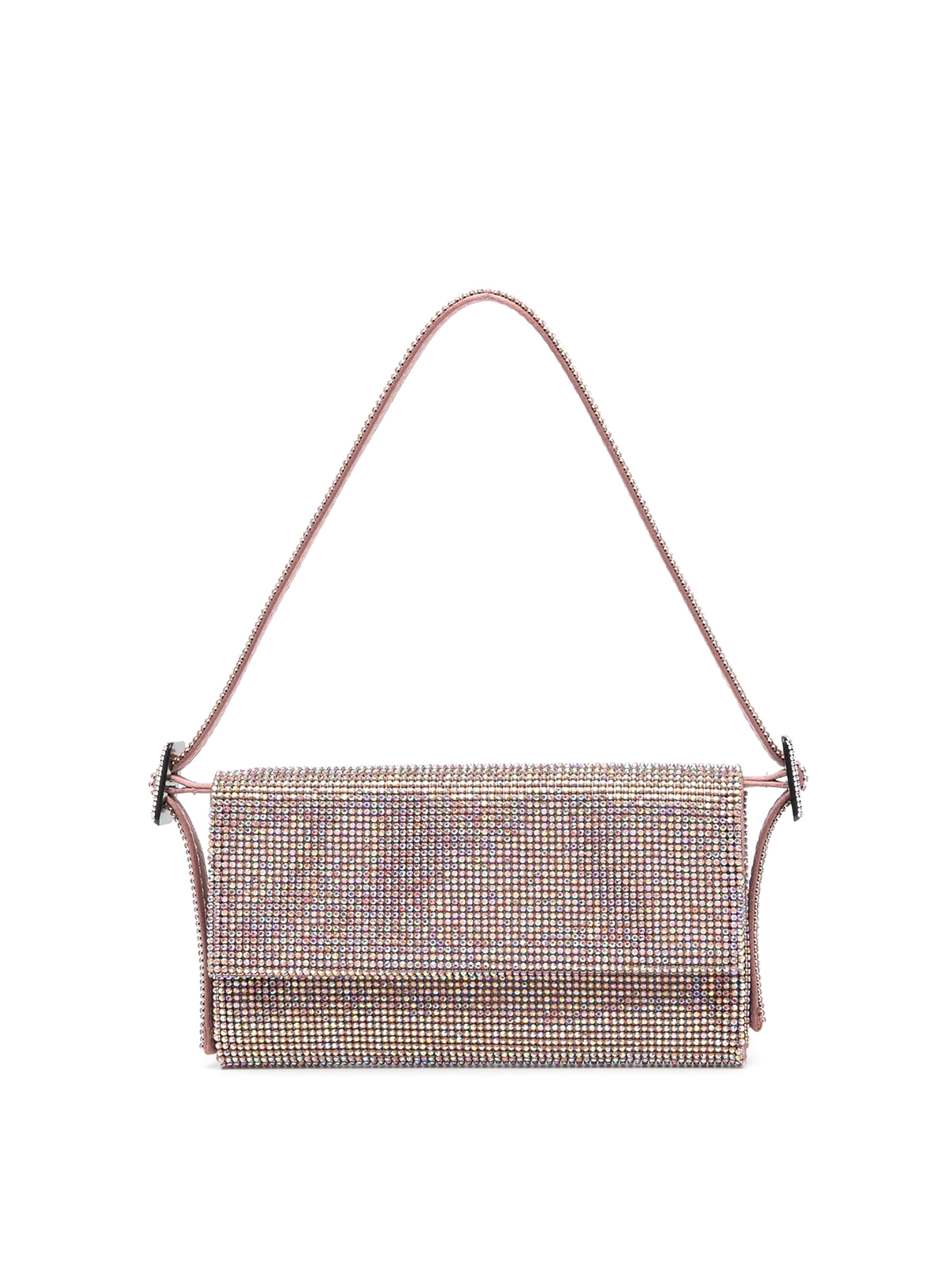 Benedetta Bruzziches Vittissima Crystal-embellished Shoulder Bag In Dorado