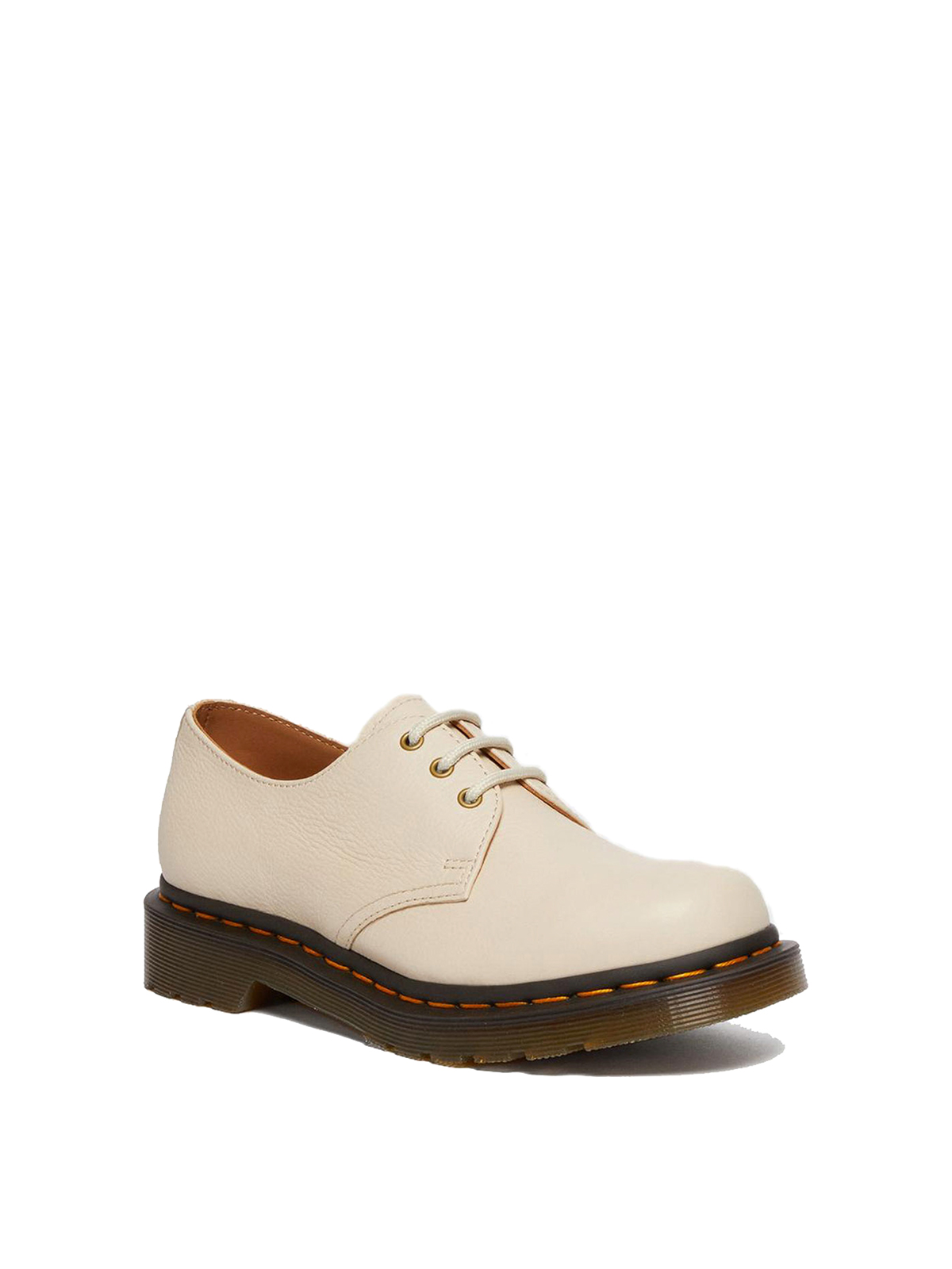 Dr. Martens' Leather Shoes In Yellow