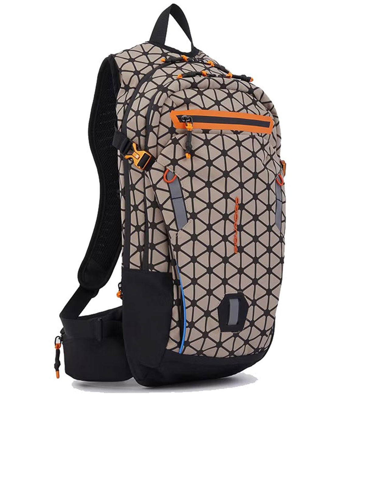 Shop Piquadro Biking Backpack In Fabric In Multicolour